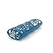 Lucklybestseller Metal Lighter Case Cover Holder Rose Hollow Blue Color For BIC Full Size Lighter Type J6