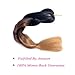 MSHAIR Ombre Jumbo Braiding Hair Extension Synthetic Kanekalon Fiber for Twist Braiding Hair Black/Dark Brown/Light Brown Color 24 Inch 5 Pieces/lot