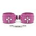 Amanda Wrist and Ankle Cuffs Handmade Real Lambskin Leather Handcuffs and Leg Cuffs (Pink, Wrist)thumb 3