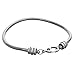 European Charm Bracelet for Men and Women, Fits Bead Charms, Stainless Steel Snake Chain, 10 Inch Classic