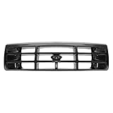 Grille Grill Gloss Black Front End for Ford Bronco F150 F250 F350 F450
