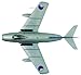 MiG-15 bis diecast 1:72 aircraft model (Amercom SL-37)