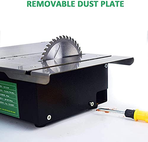 ZHJIUXING HO Mini TischkreissäGe, Modellbau TischkreissäGe Basteln Schnitzen Energie Sparen Winkelschnitt, Schnitttiefe… – Bild 6