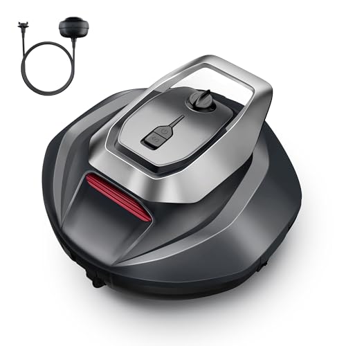 Pooleco 10 Pool Robot, Wireless Pool Vacuum Cleaner 90min and 2.5 Liters, Self-Parking, Easy Care, for All Shapes and Surfaces of Above Ground and Buried Pools up to 80㎡