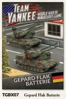 Flames of War Team Yankee Gepard Flak Batterie (2 models, TGGBX07) by FOW Ltd
