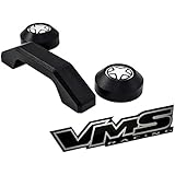 VMS Racing JEEP BLACK Windshield BUMPER Rests and FOOTMAN LOOP Bar Tie Down 3pcs 3 Piece Set Kit for Jeep Wrangler Sport Sahara Rubicon Unlimited JK JKU 07-16 2007-2016