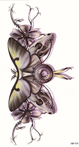 Dalin Medium Temporary Tattoos 4 Sheets Butterfly Clock Buy Online In Fiji Dalin Temporary Tattoo Products In Fiji See Prices Reviews And Free Delivery Over 200 Fj Desertcart