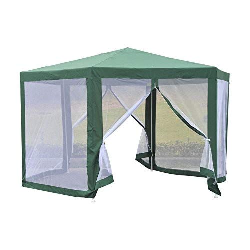 VANGALOO sechseckiger Event Pavillon, Zelt, Sun Shelter, Sonnensegel, Quick Deluxe Pavillion, Partyzelt,Sonnenschutz für… – Bild 3