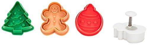Biscotti Di Natale Olandesi.Patisse 01997 Set Di 4 Formine Per Biscotti Di Pasta Frolla In Polipropilene Motivo Natale Colore Verde Giallo Rosso Bianco Amazon It Casa E Cucina