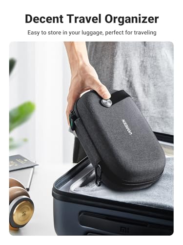 UGREEN Large Electronic Organizer, Expanded Travel Case for Tech Accessories, Water-resistant Shockproof Protective Holder for Chargers, Cables, Large Hard Drives, Power Banks, and More