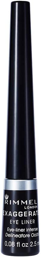 Rimmel London Scandaleyes Exaggerate Delineatore Occhi Liquido Matte, 2.5 ml, Nero (001 Black) - Image 3