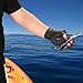 BB Hapeayou Fishing Lanyard (10Pcs) Heavy Duty Retractable Coiled Tether with Carabiner and Split Ring for Pliers, Boating, Tools(Black)