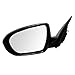 Brock Replacement Driver Power Side View Mirror with Signal Manual Folding w/o Heat Compatible with 11-13 Optima 876102T110