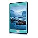 iPad Mini 4 Case, iPad A1538/A1550 Case, Hocase Rugged Shockproof Anti-Slip Hybrid Hard Shell+Silicone Rubber Bumper Protective Case Apple iPad Mini 4th Generation 2015 - Navy Blue/Mint Green