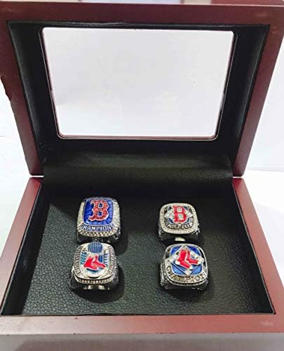 YIYICOOL BT N 2004-2018 Red Sox World Series Baseball Championship Rings Set Size 11 (11, 4 Years Ring)