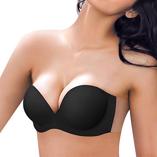 navy blue dress for baby girl Niidor Sticky Strapless Bra for Women Invisible Adhesive Push up Silicone  Bra 2025 Upgraded Magnetic Clasp Sticky Bras for Backless Dress : Target