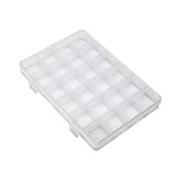 Yinpecly Component Storage Box 24 Grids Double