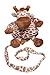 Animal Planet 2 in 1 Harness Backpack, Giraffe, Brown, White, Child Leash, Baby Walking Safety Harness, Kid Backpack with Tether, Toddler Travel, Wrist Leash