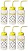 Bel-Art Products F11646-0624 LDPE Scienceware Safety-Labeled Wash Bottles, Isopropanol Label, 500 mL Capacity (Pack of 6)