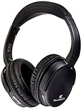 SoundPEATS A1 Bluetooth 4.1 Headphones with Built-in Mic and 12 Hour Battery, Black