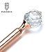PASISIBICK Rose Gold Ballpoint Pens for Women,3 Pcs Crystal Pen with the Water Drop Ball Top and Black Ink