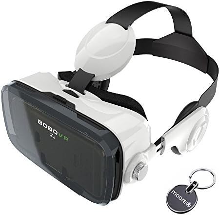 Tobias 3D VR Glasses 360° Viewing Immersive Virtual Reality Headset for 3D Movies Video Games, Compatible with iPhone 7 Plus/ 6s Plus Samsung Galaxy Series and Other Smartphon9Black0e