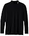 HEAD Men's Long Sleeve Training Mock Neck Top, Black, Large