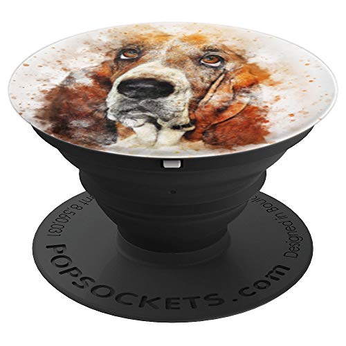 Basset Hound, Dog, Puppy, Pet, Doggie, Pup, Pop-Socket
