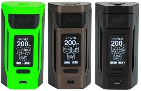 100% Authentic WISMEC Reuleaux RX2 20700 200W TC MOD - Free (Black)