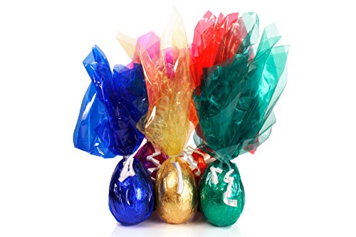 Outus Cello Sheets Cellophane Wraps, 8 x 8 Inch, 8 Colors, 104 Pieces