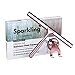 Sparkling Shower Squeegee - Rose Gold Wiper Tool with Matching Suction Cup Hanger - Strong Flexible 10