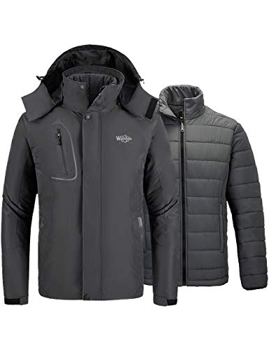 puffer rain jacket