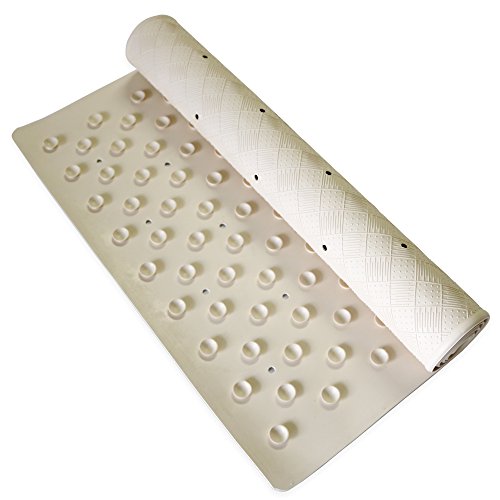 NTTR Non Slip Bath&Shower Mat Nature Rubber Bathtub Mats Mold Resistant