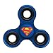 FOCO Superman Diztracto Spinnerz Three Way Fidget Toy Spinner Toy, Blue, 3