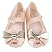 iFANS Girls Sweet Bow Princess Mary Jane Flats Dress Shoes for Toddler/Little Kid