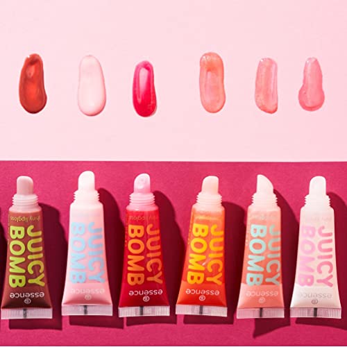 essence Juicy Bomb Lip Gloss Gift Set 5 Full Sized Shades of Fruit
