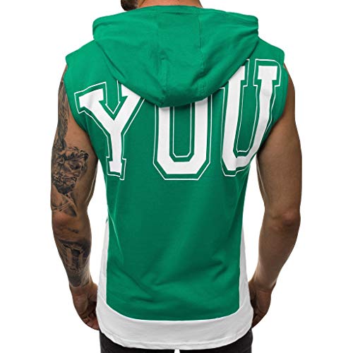 image for MIS1950s Men's Printed Hoodie Printing Funny T-Shirts Casual Cool Summ