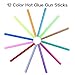 Petift Colored Glitter Hot Glue Sticks,Hot Melt Adhesive Glue Sticks Mini Size 0.27 inch by 3.93 inch,12 Color 120 pcs for Arts Crafts, DIY, Home General Repair, Crafting Project, Holiday Ornament
