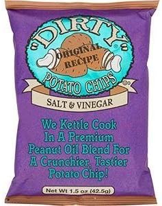 Dirty Potato Seasalt Vinegar Chips (30x1.5oz) by Dirty Potato Chips