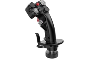 MOZA MH16 Flightstick – 27 Inputs, ALPS 8-Way Thumbstick, Aluminum Alloy, Modular Design | AS002