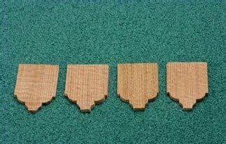 Dollhouse Classic Cedar Shingles 250 Pcs by Alessio Miniatures