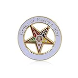 Order of the Eastern Star (OES) Lapel Pin (1.25 inches - Masonic)