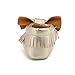 OOSAKU Infant Tolddler Baby Soft Sole PU Leathe Bowknots Shoes (6-12 Months, Gold)