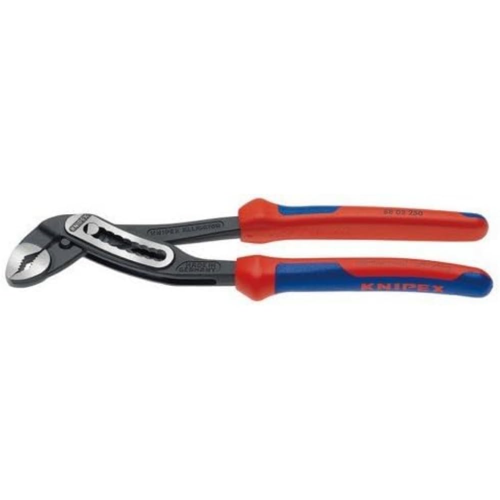 KNIPEX Alligator Water Pump Pliers Self-Service Card with Slim Multi-Component Grips 250 mm, 88 02 250 SB