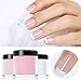 NICOLE DIARY Dipping Nail Powder Acrylic Nail Powder Without Lamp Cure Fruity Series Nail Art Decoration 6 Boxes 10ml (6 Colors)