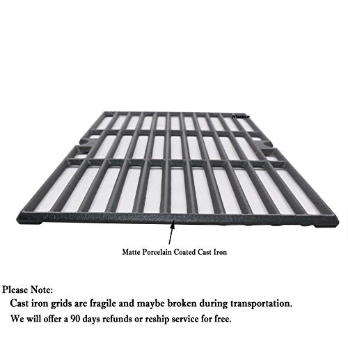 Hisencn Cast Iron Grill Cooking Grid Grate Replacement Parts for