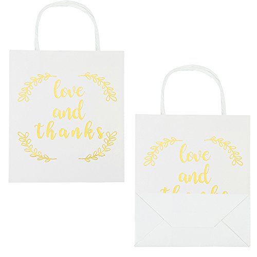image for LaRibbons Medium Size Gift Bags - Gold Foil
