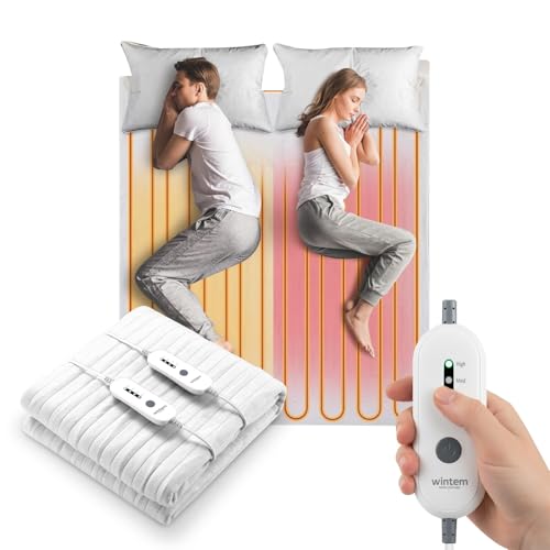 Wintem Comfy+ Coprimaterasso Matrimoniale Elettrico 160x140, Scaldasonno