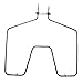 Replacement WB44K10005 Oven Bake Element for General Electric, Hotpoint - Compatible with C2S980SEM1SS, RB526DP1WW, ABS300J1WW, C2S980SEM3SS, C2S980SEM5SS, JBS15M1WW, RB787WH1WW, RB787WC2WW