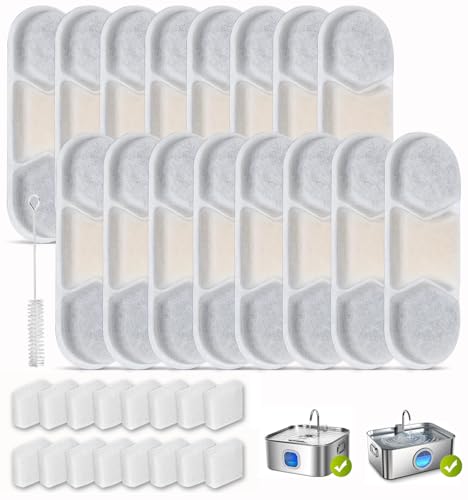 Dog Water Fountain Filters Fit for WF120/WF160/DYSJ01 Pet Water Fountain at Amazon